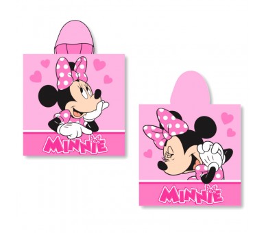 Poncho toalla Minnie Disney algodon