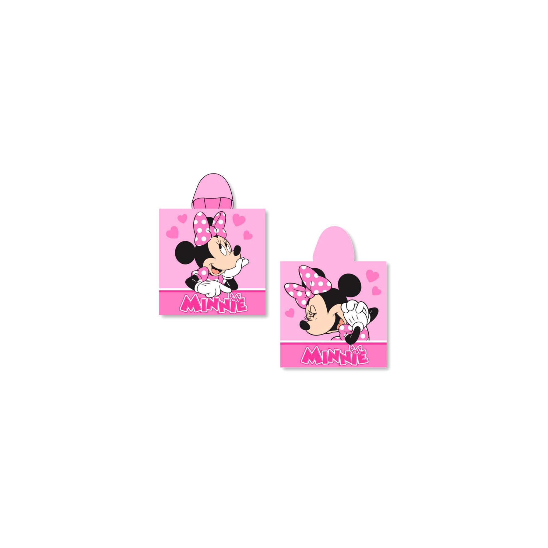 Poncho toalla Minnie Disney algodon