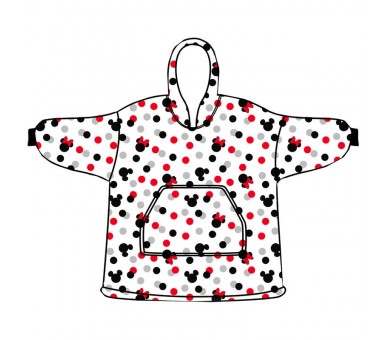 Bata sudadera oversize Minnie Disney coral adulto