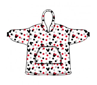 Bata sudadera oversize Minnie Disney coral adulto