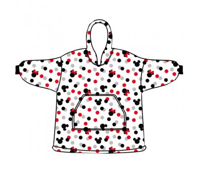 Bata sudadera oversize Minnie Disney coral infantil