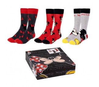 Set 3 calcetines Minnie Disney adulto