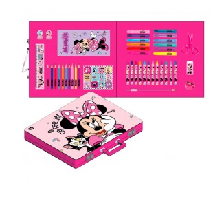 Maletin papeleria coloreable Minnie Disney