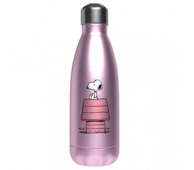 Botella acero inoxidable Caseta Rosa Snoopy 550ml
