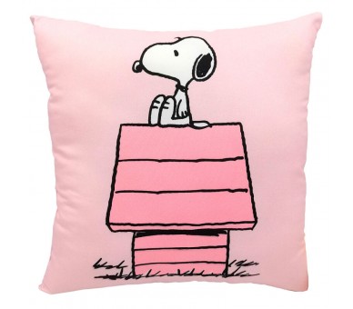 Cojin Caseta Rosa Snoopy