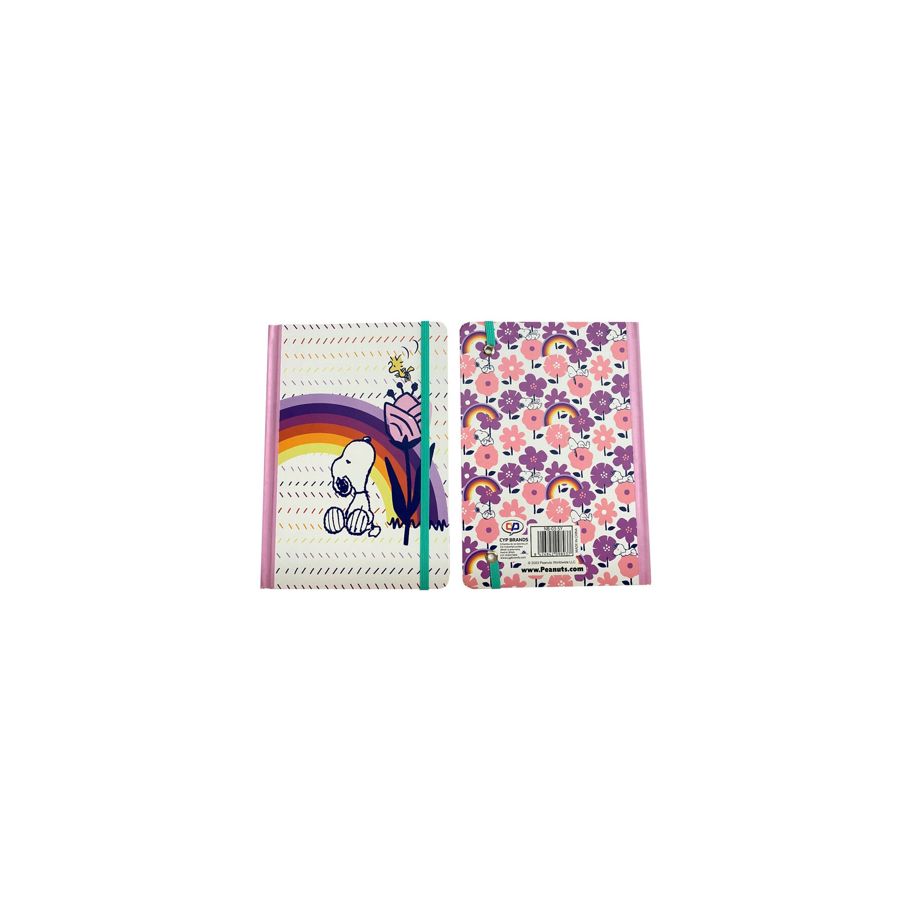 Libreta A5 Arco Iris Snoopy