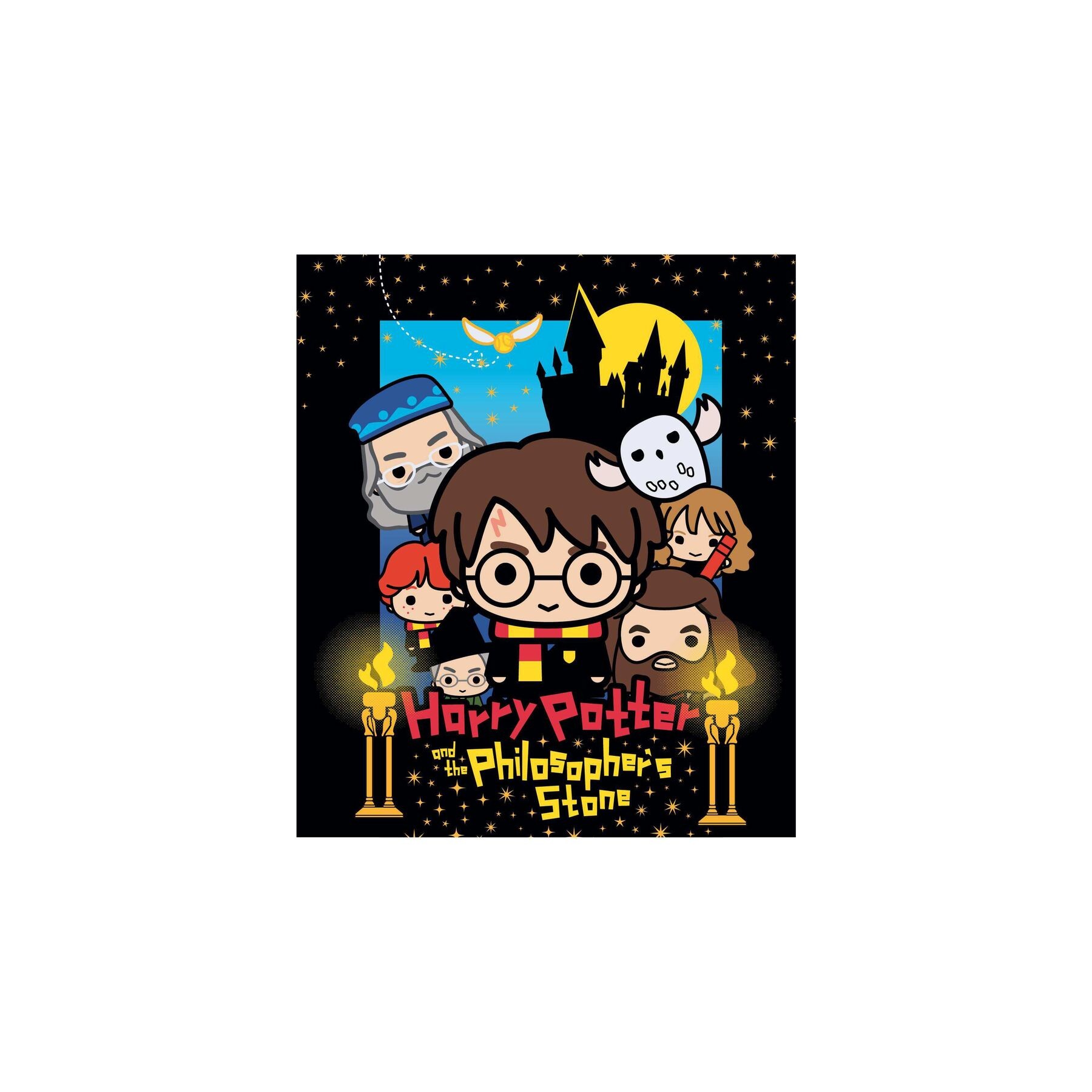 Manta premium coralina Chibi Harry Potter