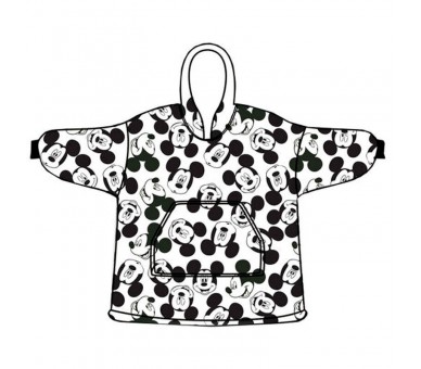 Bata sudadera oversize Mickey Disney coral infantil