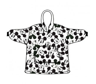 Bata sudadera oversize Mickey Disney coral infantil