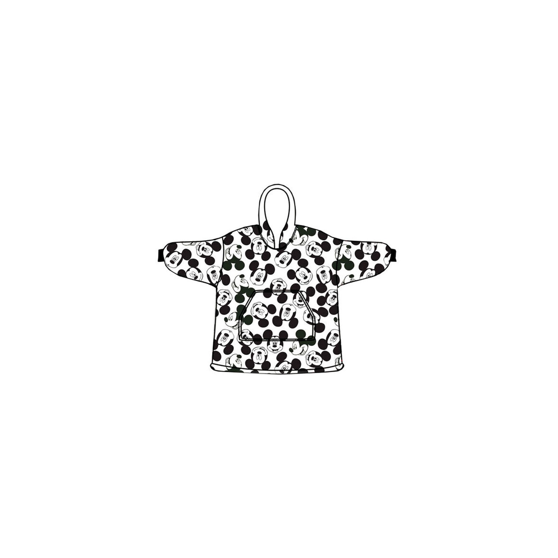 Bata sudadera oversize Mickey Disney coral infantil