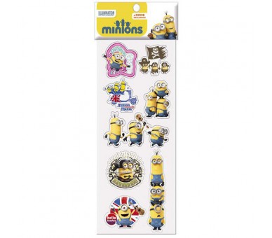 Pegatinas Minions relieve