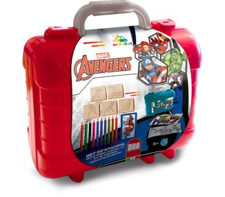 Maletin papeleria Los Vengadores Avengers Marvel 19pzs