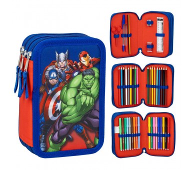 Plumier Los Vengadores Marvel triple