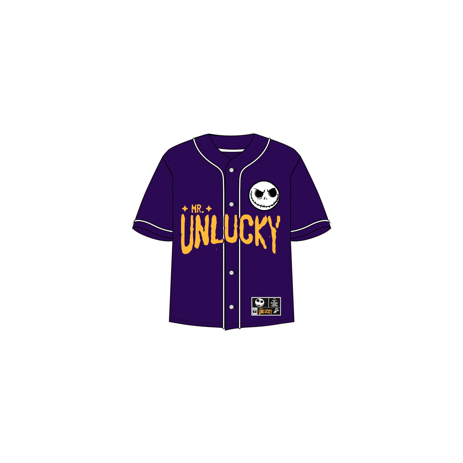 Camisa baseball Pesadilla Antes de Navidad adulto