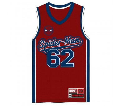 Camiseta baloncesto Spiderman Marvel adulto