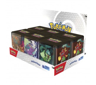 Lata juego cartas coleccionables Pokemon español surtido