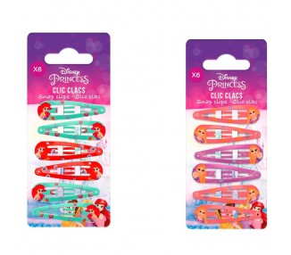 Blister 4 Horquillas Princesas Disney surtido