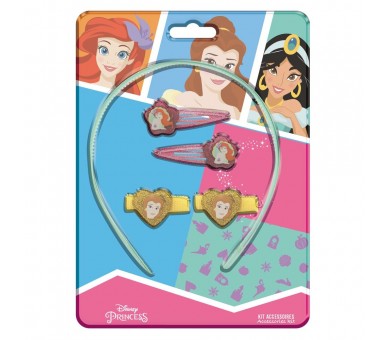 Blister Diadema + 4 Horquillas Princesas Disney