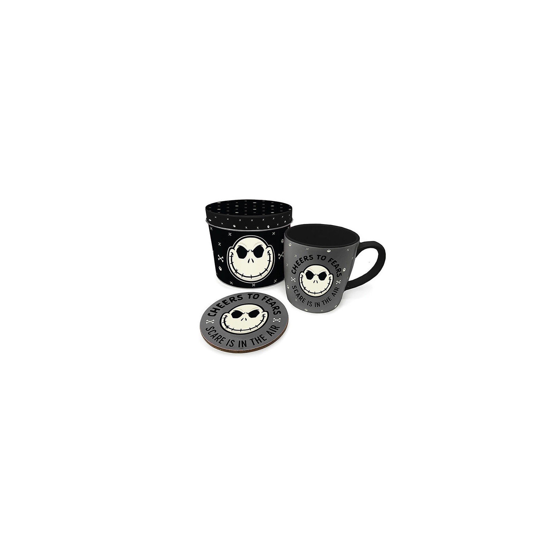 Set Taza + Posavasos Pesadilla Antes de Navidad Disney