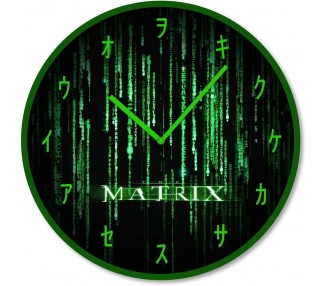 Reloj pared Codigo Matrix