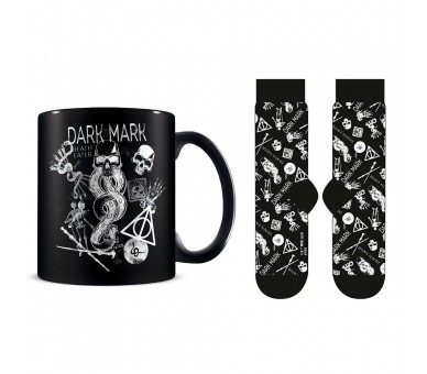 Set Taza y Calcetines Artes Oscuras Harry Potter
