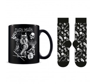 Set Taza y Calcetines Artes Oscuras Harry Potter