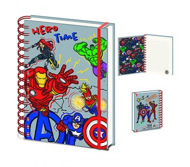 Cuaderno A5 Los Vengadores Avengers Marvel