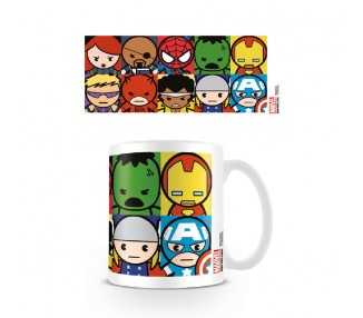 Taza Personajes Kawaii Marvel 315ml