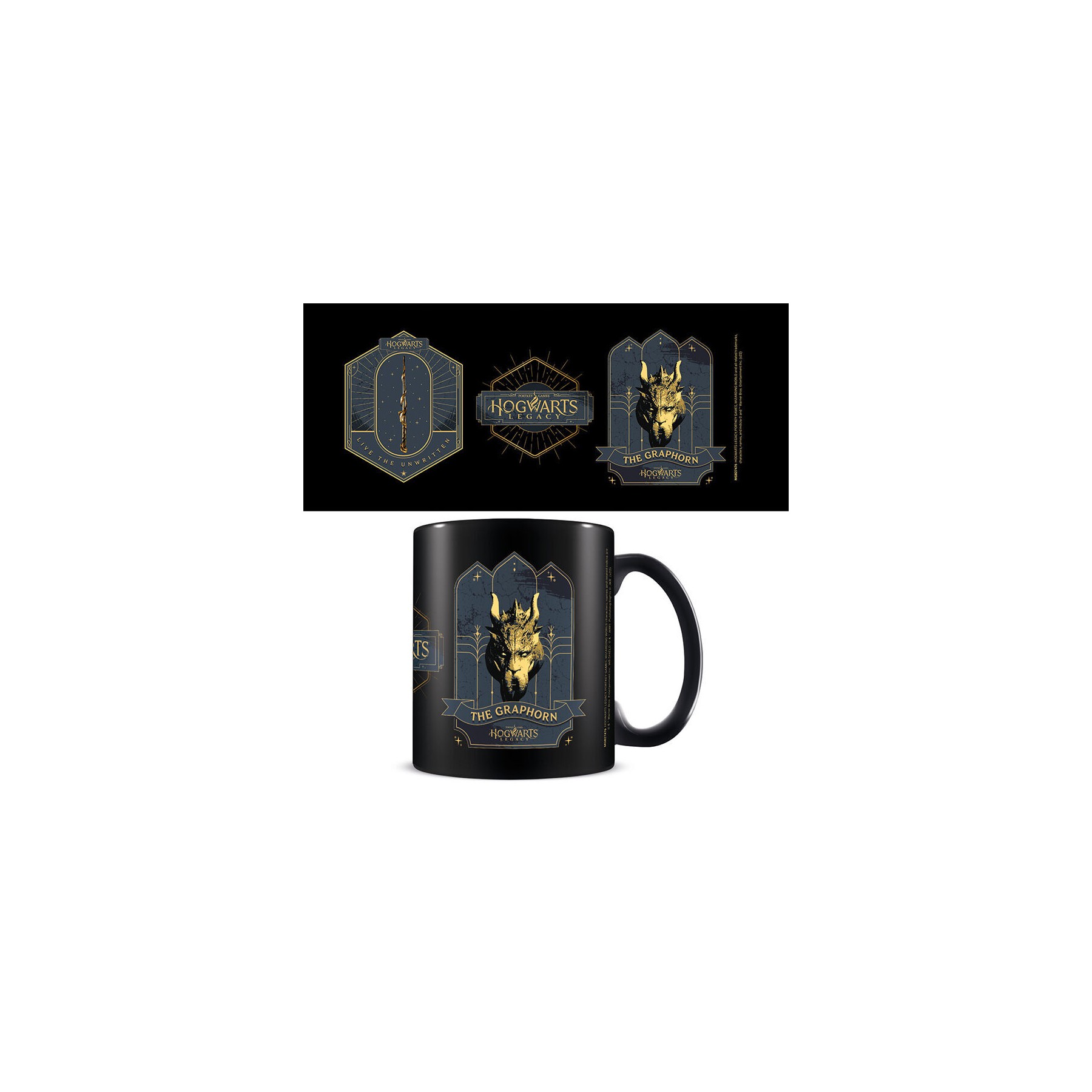 Taza The Graphorn y Varita Negra Harry Potter 315ml