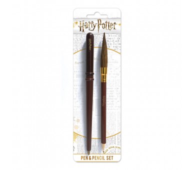 Set boligrafo y lapicero de Varita Harry Potter