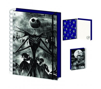 Cuaderno A5 lenticular Pesadilla Antes de Navidad Disney
