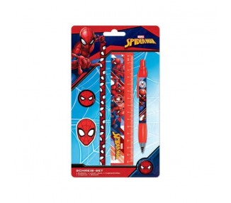 Blister papeleria Spiderman Marvel