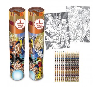 Set de lapices de colores Dragon Ball Super