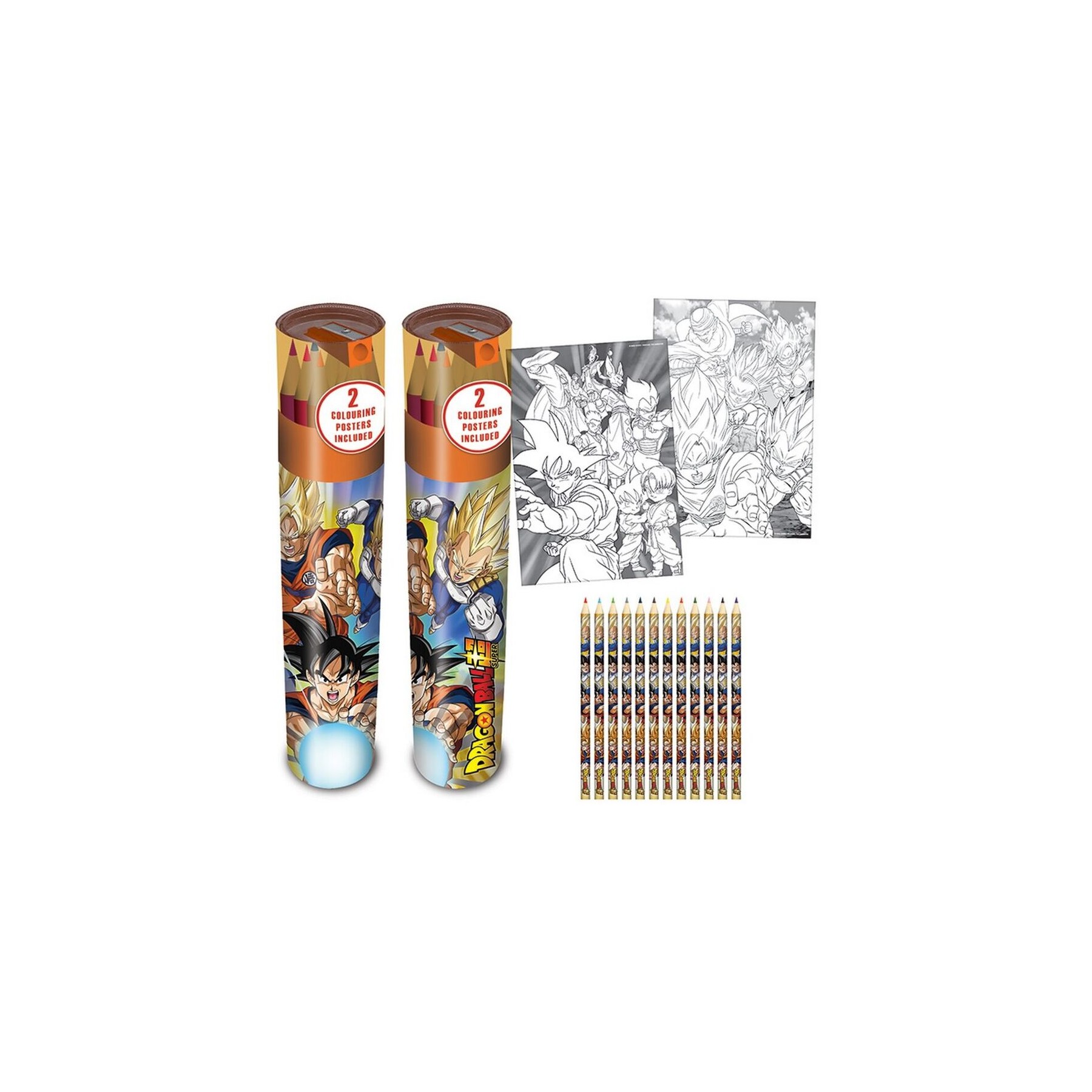 Set de lapices de colores Dragon Ball Super