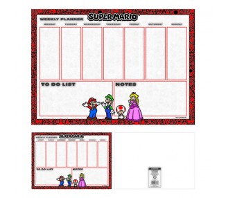 Planificador semanal A4 Super Mario Bros