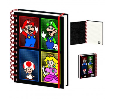 Cuaderno A5 Super Mario Bros