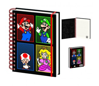 Cuaderno A5 Super Mario Bros
