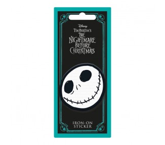 Pegatina de bordado Jack Skellington Pesadilla Antes de Navidad Disney
