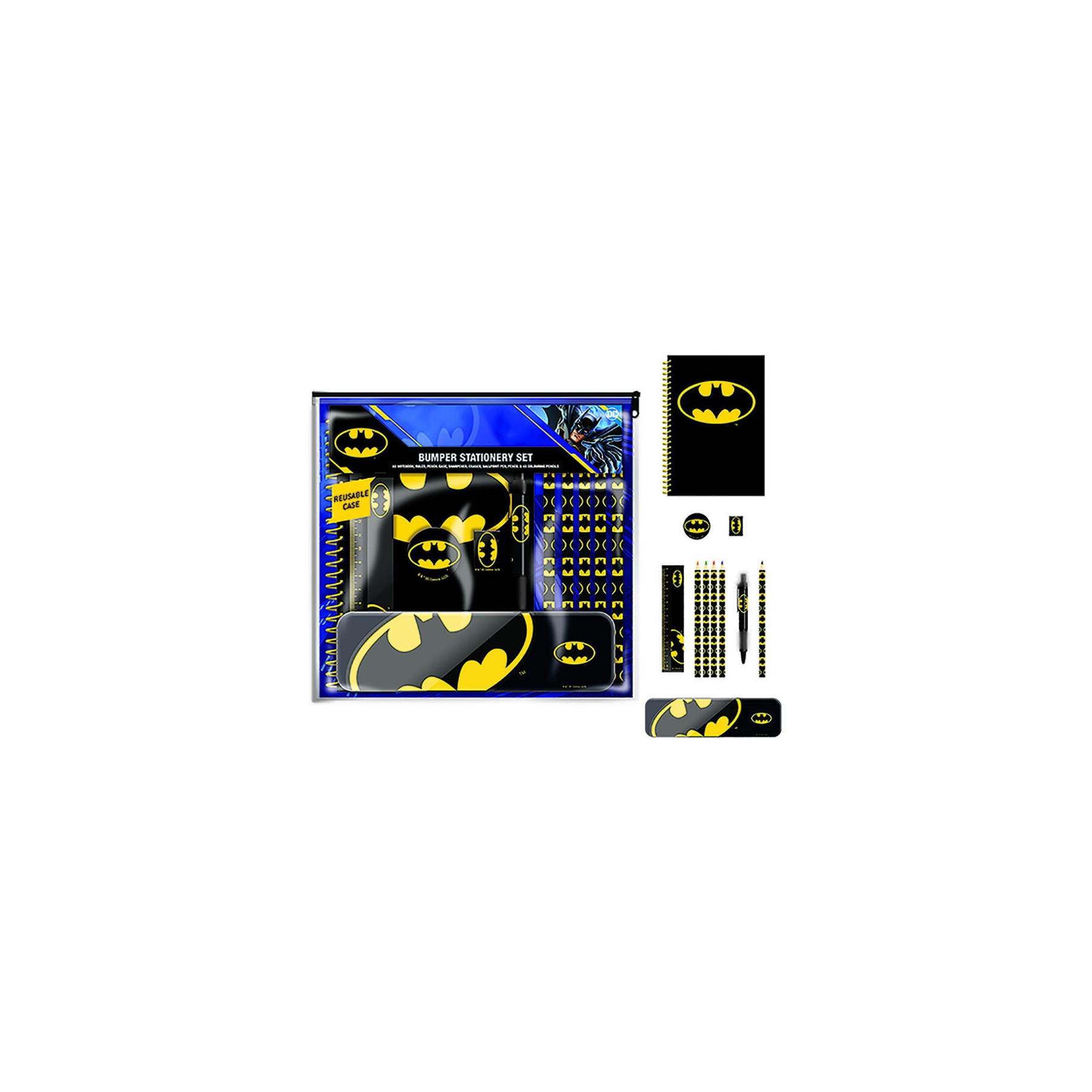Set papeleria Batman DC Comics