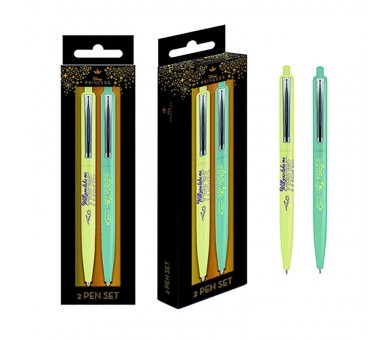 Blister 2 boligrafos Princesas Manga Disney