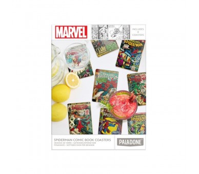 Set 8 Posavasos Spiderman Marvel