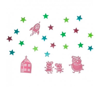 Vinilo pared Peppa Pig