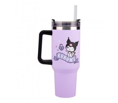 Vaso viaje Kuromi Hello Kitty 1200ml