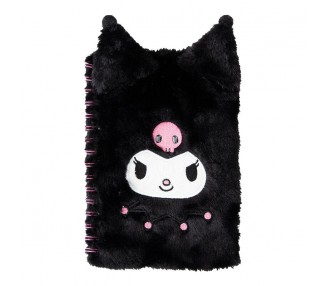 Cuaderno A5 Fluffy Kuromi Hello Kitty