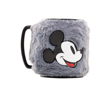 Taza funda de peluche Mickey Disney 440ml