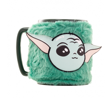 Taza funda de peluche Grogu Mandalorian Star Wars 440ml