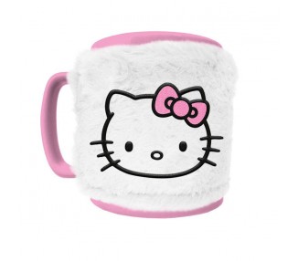 Taza funda de peluche Hello Kitty 440ml