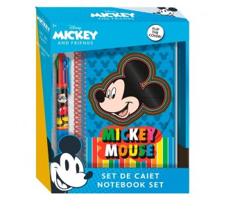 Set libreta + boligrafo Mickey Disney