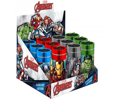 Linterna LED aluminio Los Vengadores Avengers Marvel surtido