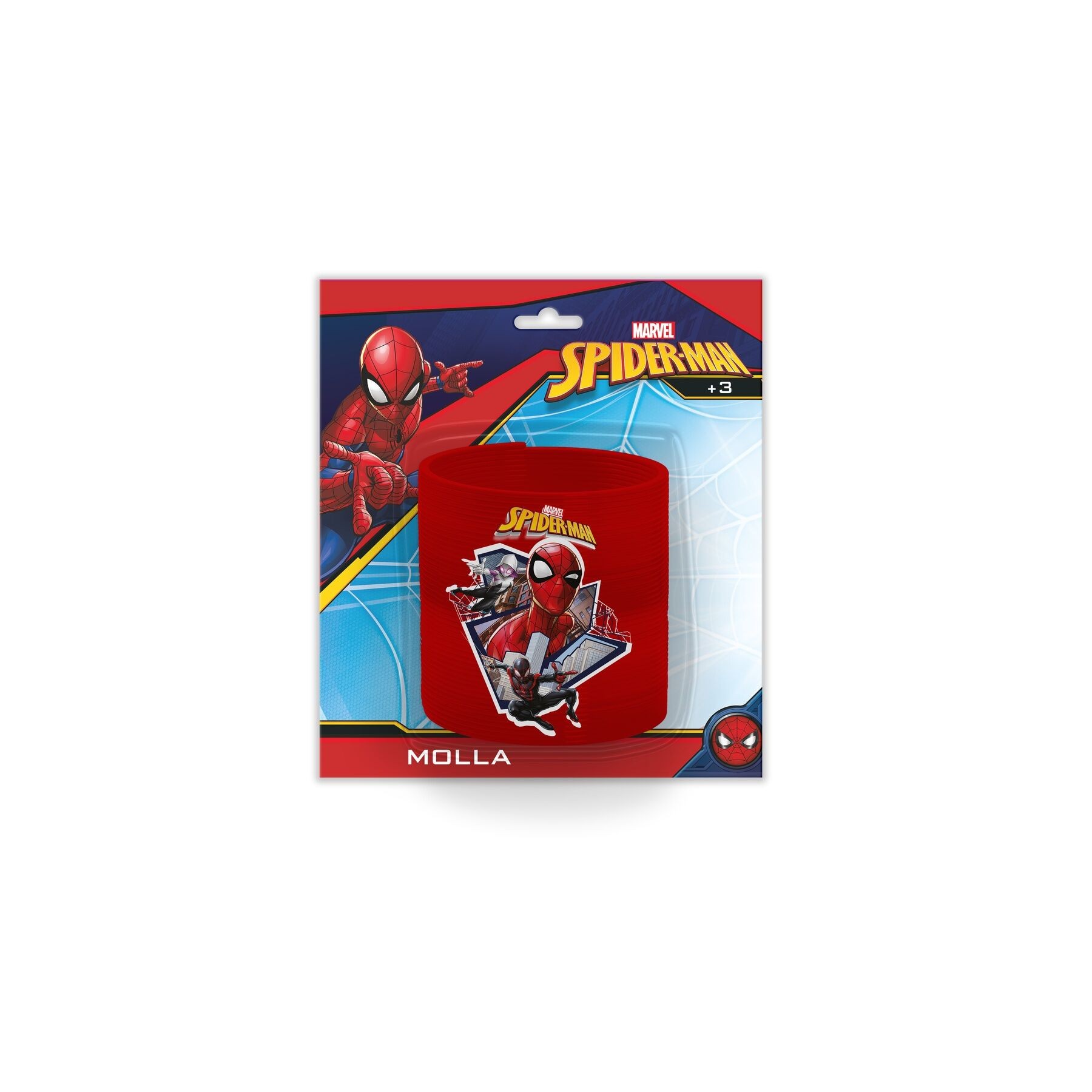 Resorte Slinky Spiderman Marvel